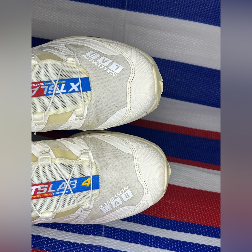 Salomon XT-4 OG Sneakers - Men’s Size 11 - Vanilla Ice and Fiery Red - Sneakers - Picture 8 of 16